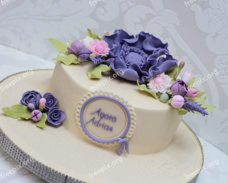 Flowers Cake Food Decoration Creative