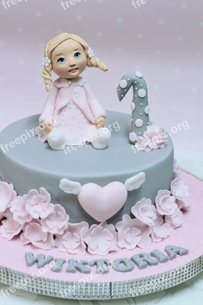 One Year Old Cake Birthday Decoration Creative