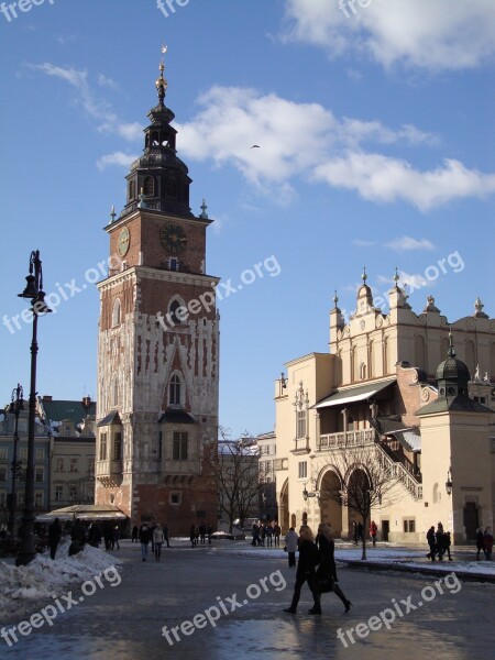 Kraków The Old Town Architecture Monument Cloth Hall Sukiennice