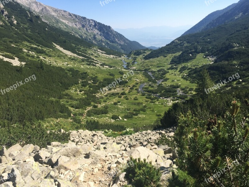 Nature Mountain Landscape Hiking View