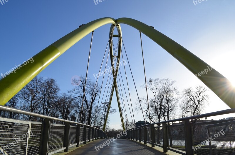 Bridge Wrocław Poland Polska Wyspa-slodowa