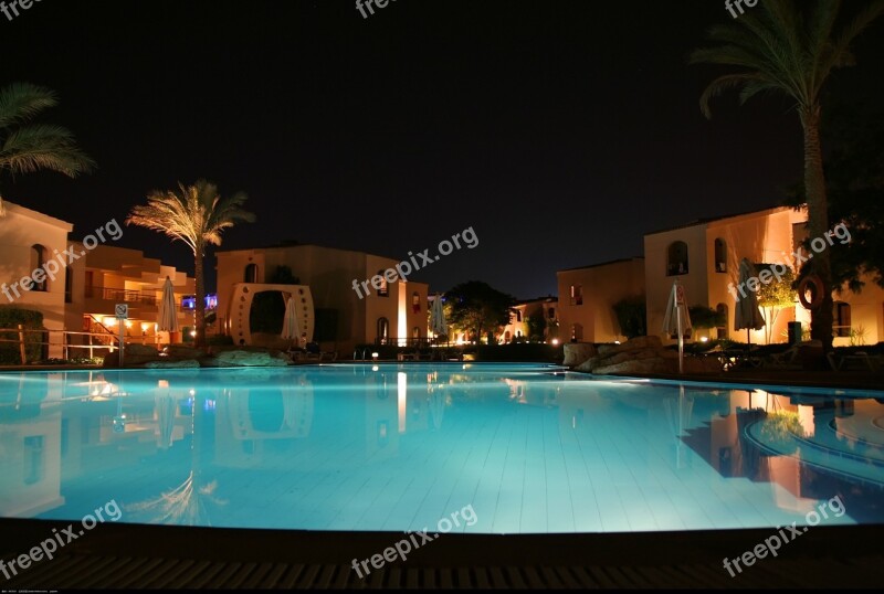 Pool Villa Night Free Photos