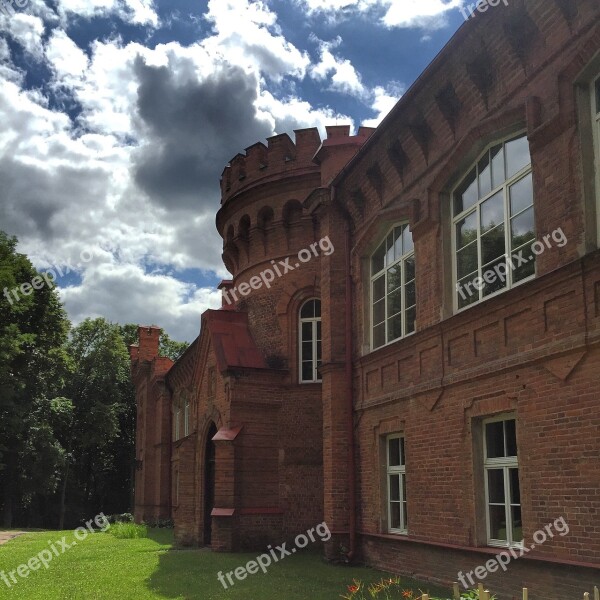 Castle Lithuania Red Brick Baltic