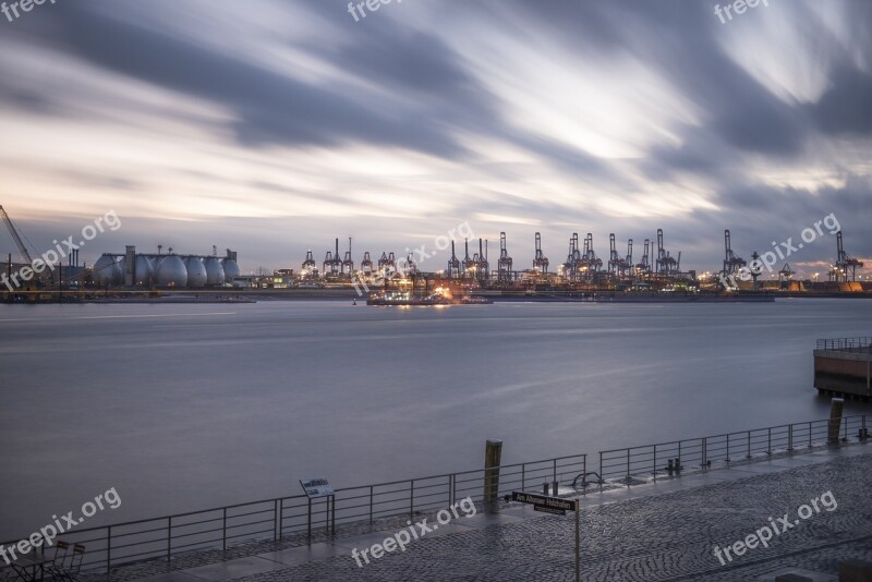 Port Mood Hamburg Langzeittbelichtung A Events