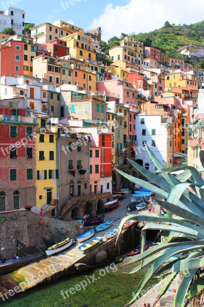 Italy Liguria Cinque Terre Sea Houses