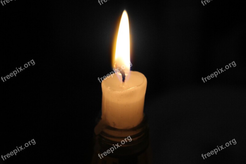 Candle Torch Flame Fire Light