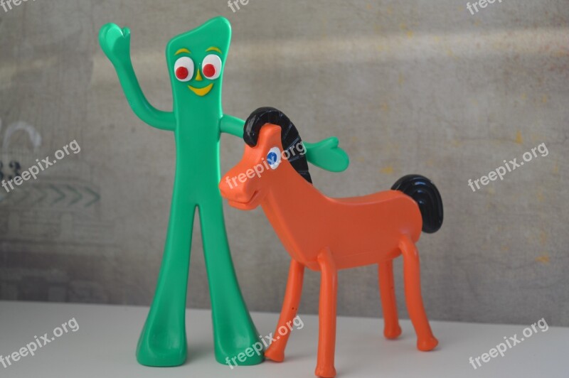 Gumby Pokey Toys Childhood Retro