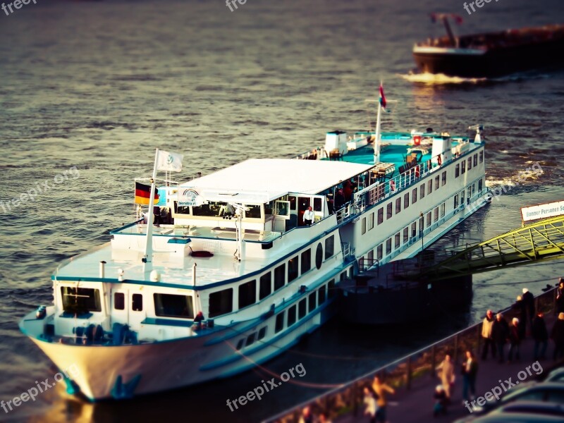 Ship Boat Water Powerboat Rhine