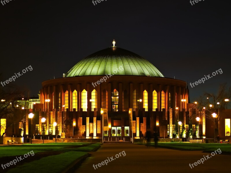 Night Photograph Night Illuminated Places Of Interest Landmark