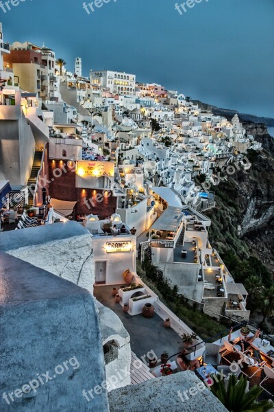 Santorini Island Fira Travel Greece