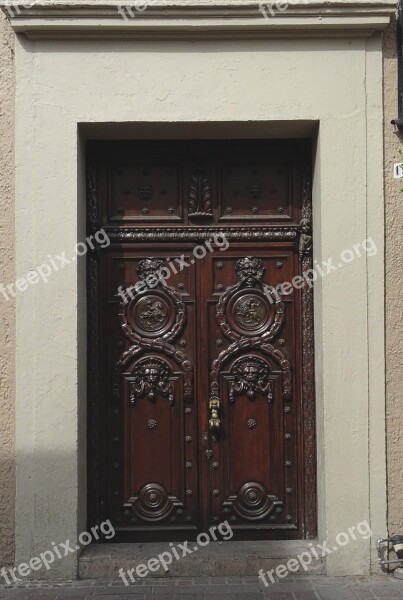 Door Entrance Door House Entrance Old Front Door