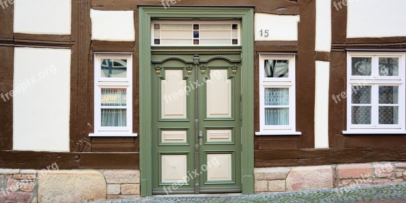 Front Door Door Input House Entrance Wood