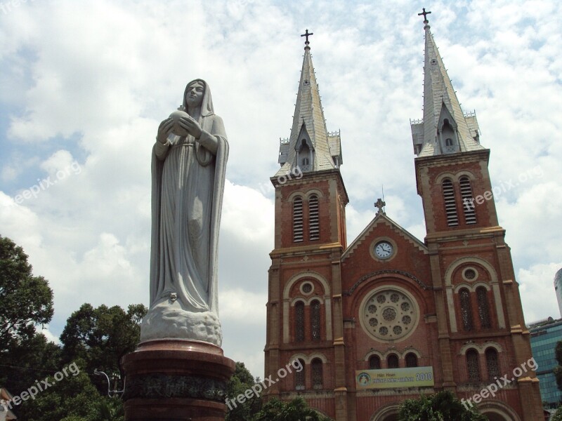 Image Cathedral Ho Chi Minh City Viet Nam Free Photos