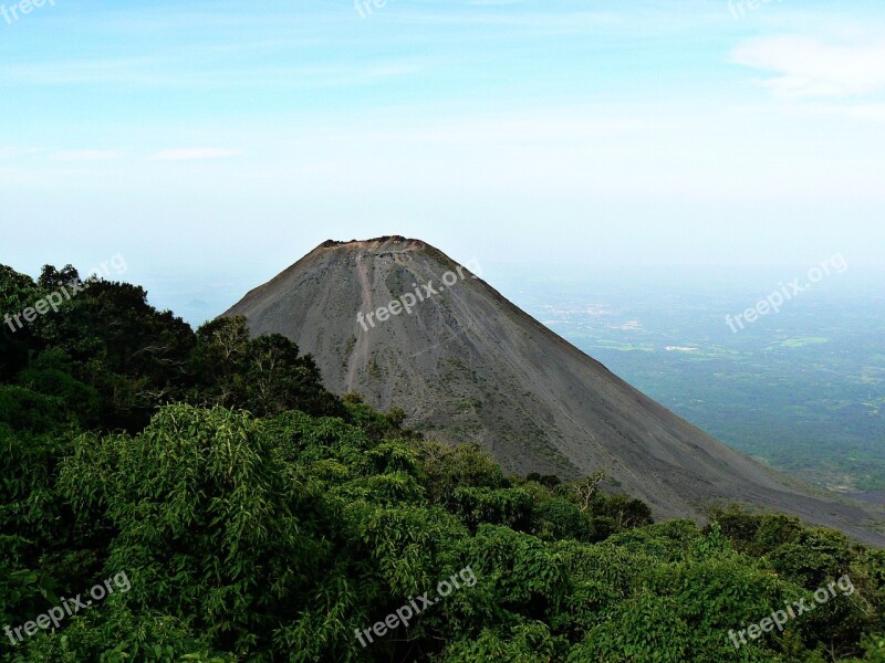 Volcano Hiking Rocks Nature Mountain Landscape