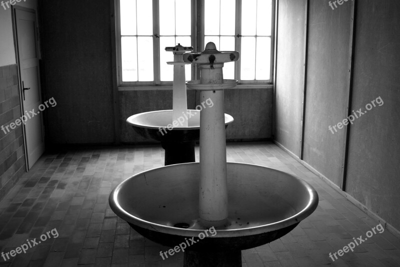 Konzentrationslager Dachau Kz Plumbing Bathroom Sink