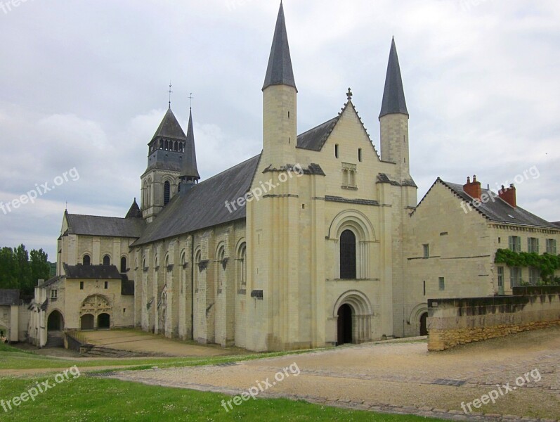 Fontevraud Abbey Abbey Monastery France Chinon