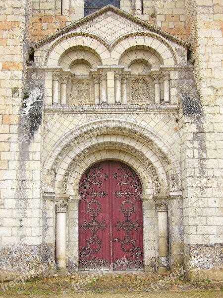 Fontevraud Abbey Portal France Abbey Monastery