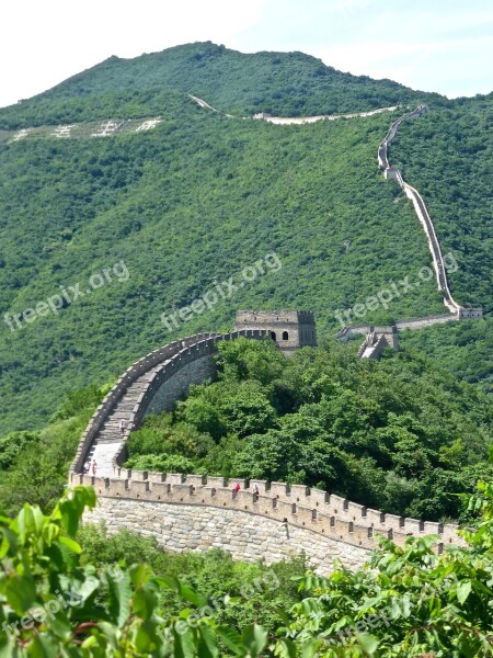 Great Wall Of China Chinese Famous Heritage Landmark