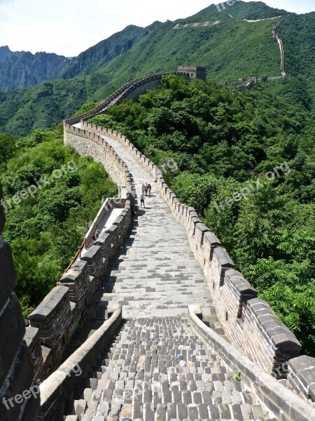 Great Wall Of China Chinese Famous Heritage Landmark