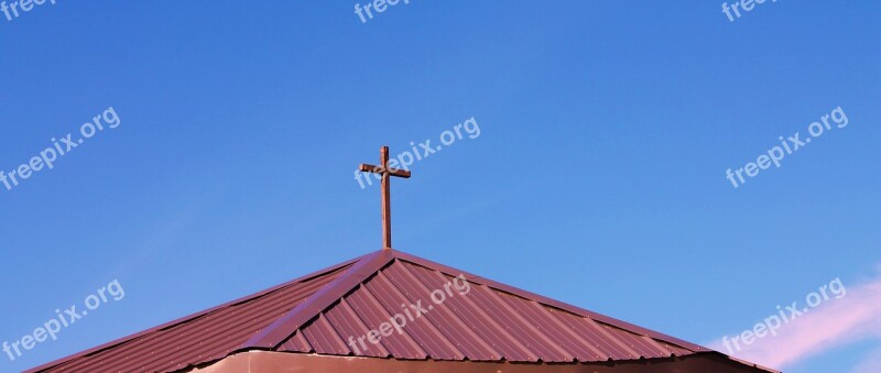 Cross Sky Christian Cross Symbol Christian