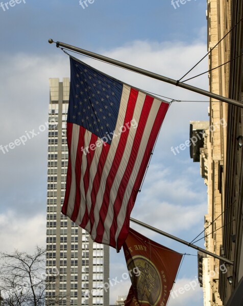 Flag Usa Usa Flag American Blue