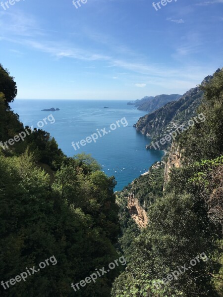 Sea Italy Vacations Rock Positano