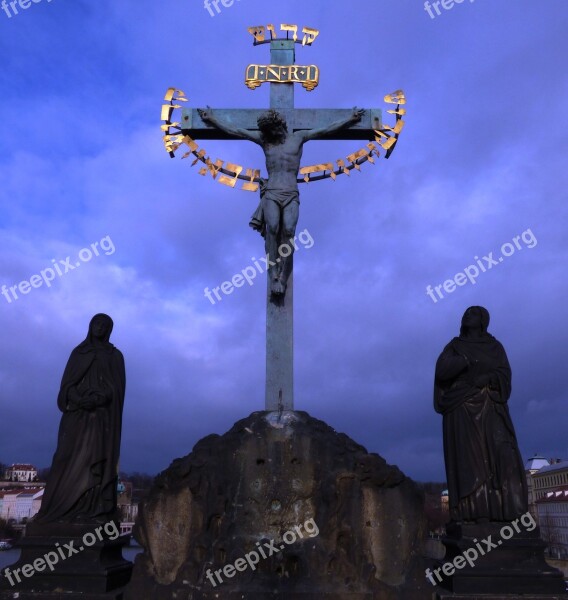 Cross Jesus Monument Sculpture Religion