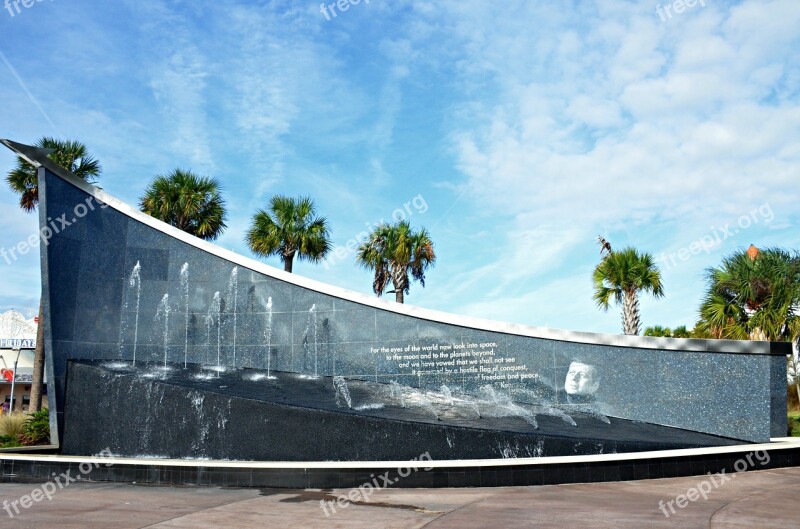 Nasa Fountain Kennedy Space Center Florida