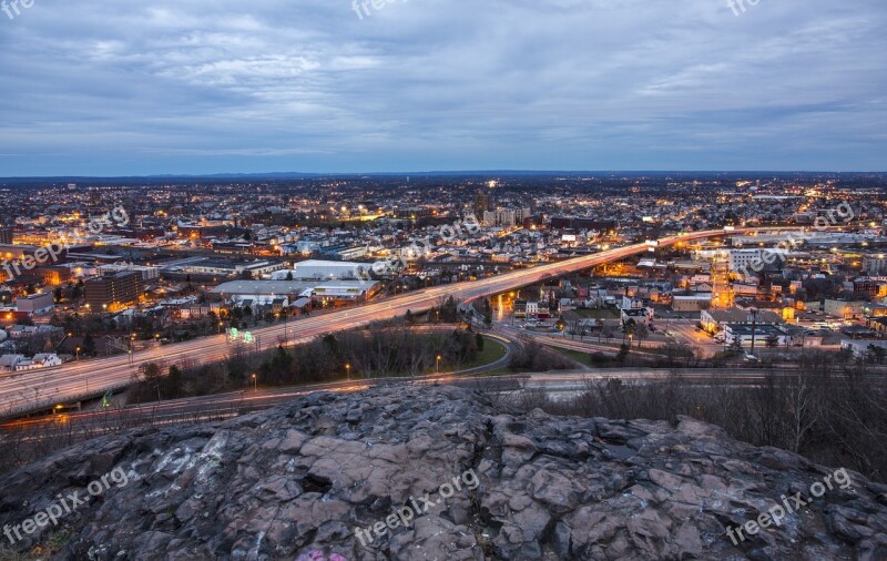 City Cityscape Dusk Urban Architecture