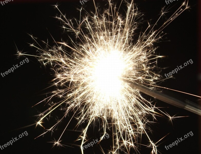 Sparkler Radio Mood New Year's Eve Golden