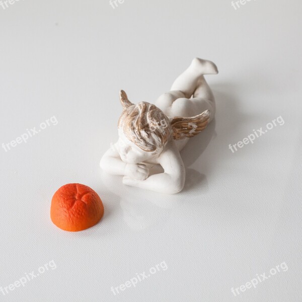 Angel Marzipan Orange White Temptation