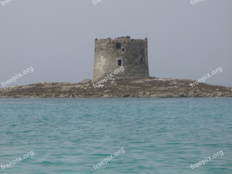 Stintino Sardinia Italy Tower Medieval