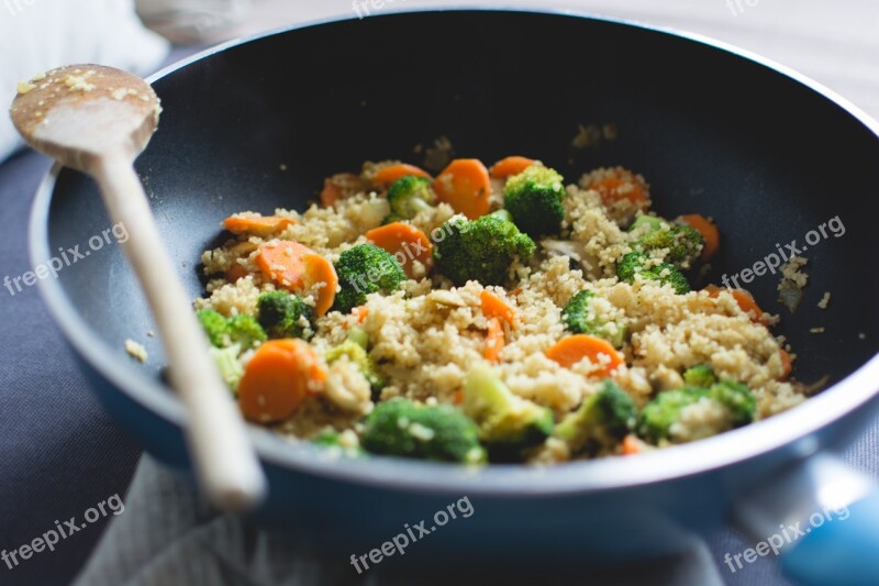 Vegetable Stir-fry Dinner Vegan Free Photos