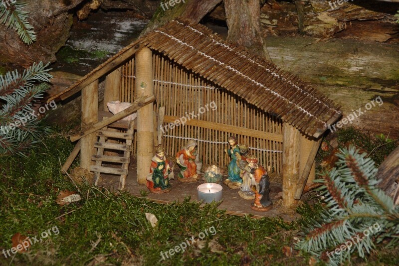 Crib Krippenweg Jesus Advent Christmas