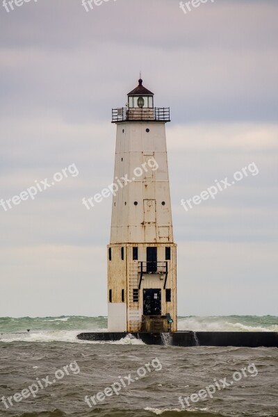 Lighthouse Water Coast Navigation Coastline