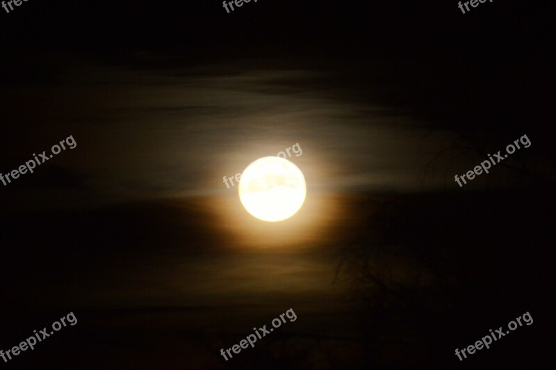 Moon Moonlight Atmosphere Mystical Mood