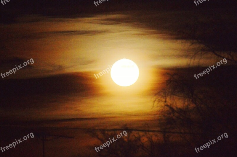 Moon Moonlight Atmosphere Mystical Mood