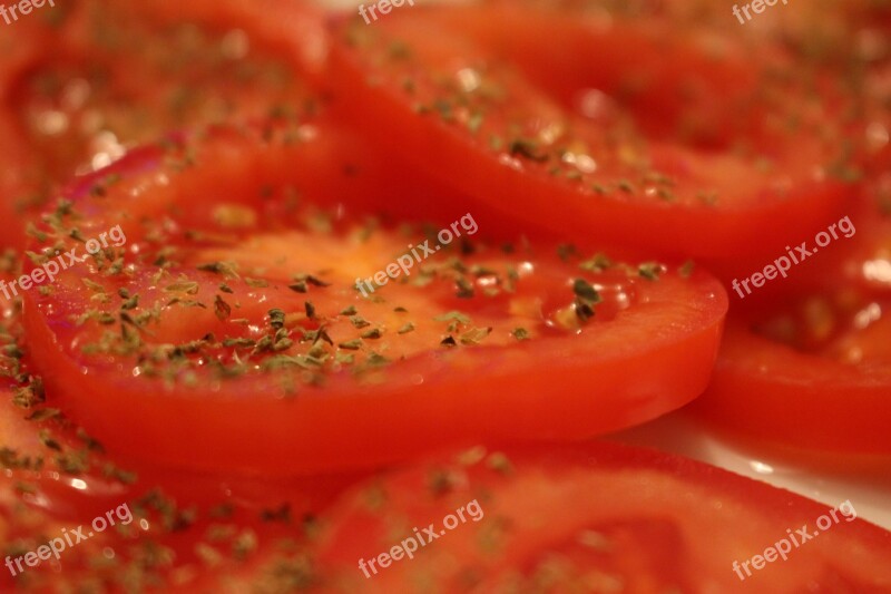 Tomatoes Appetizer Origan Free Photos