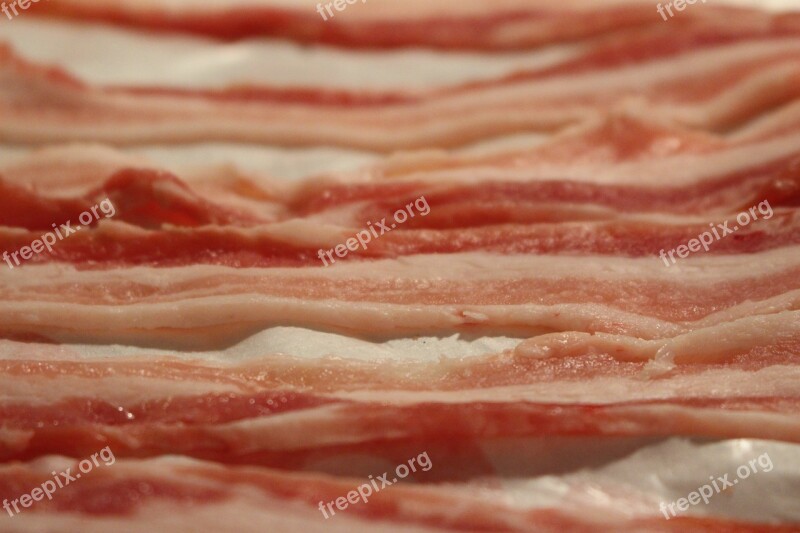 Bacon Sliced Free Photos