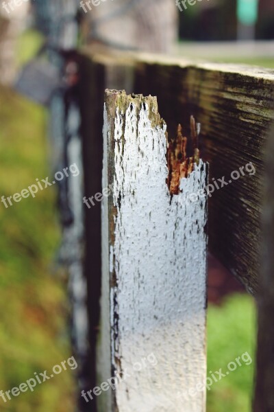 Wooden Slat Batten Post Wood Weathered