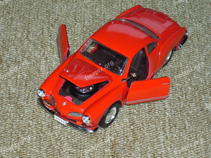 Auto Model Red Toys Vehicle