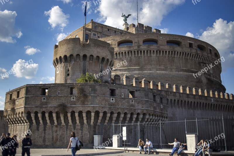 Rome The Vatican Holy Angel Castle Building Free Photos