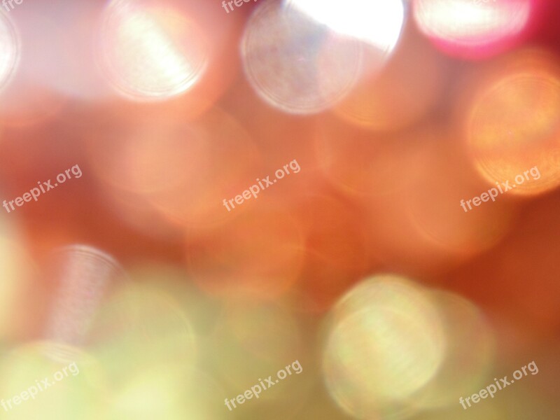 Warm Bokeh Blur Orange Gold