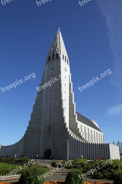 Reykjavik Hallgrímskirkja Church Capital Iceland