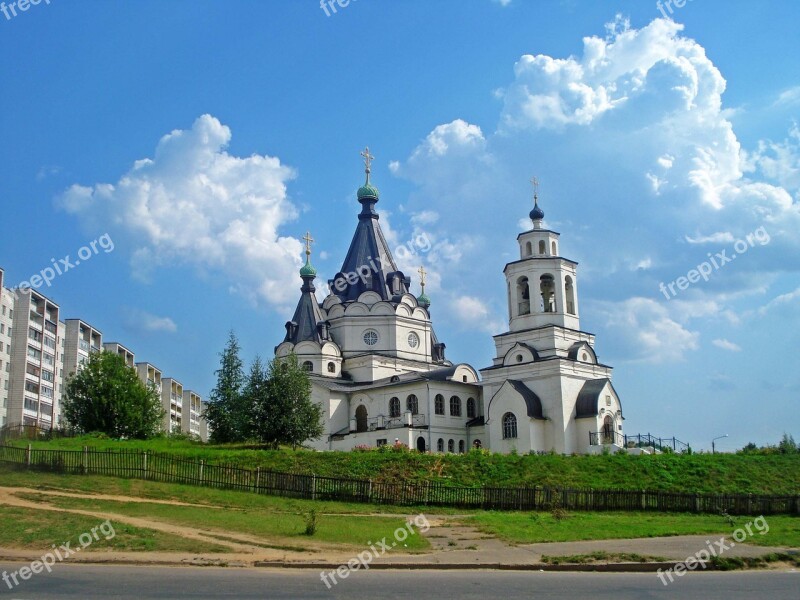 Temple Kostroma Russia Religion Architecture