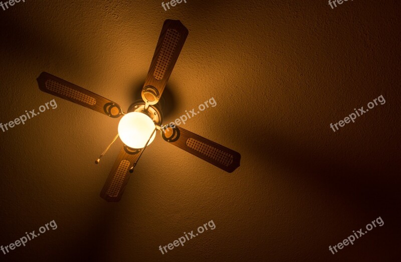 Ceiling Lamp Fan Light Darkness