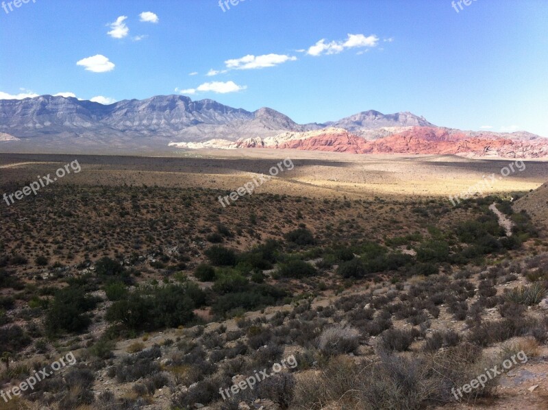 Red Rocks Canyon Nevada Scenic Vegas