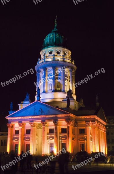 Berlin Light Installation Gendarmenmarkt Free Photos