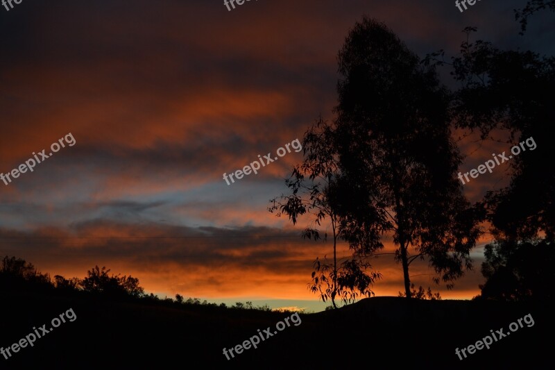 Eventide Minas Sunset Brazil Andrelândia