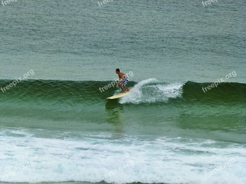 Surfer Ocean Wave Sport Free Photos